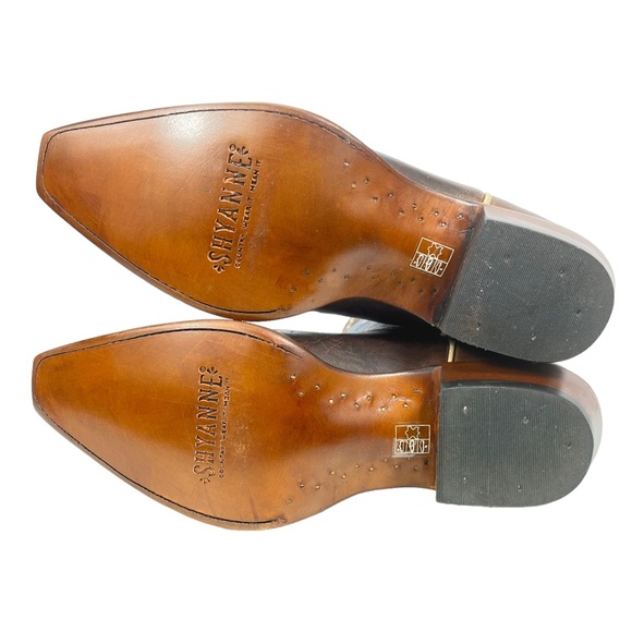 SOLD Shyanne Womens 7.5M Red White & Blue American Flag Western Pull-On Boots - Picture 11 of 12